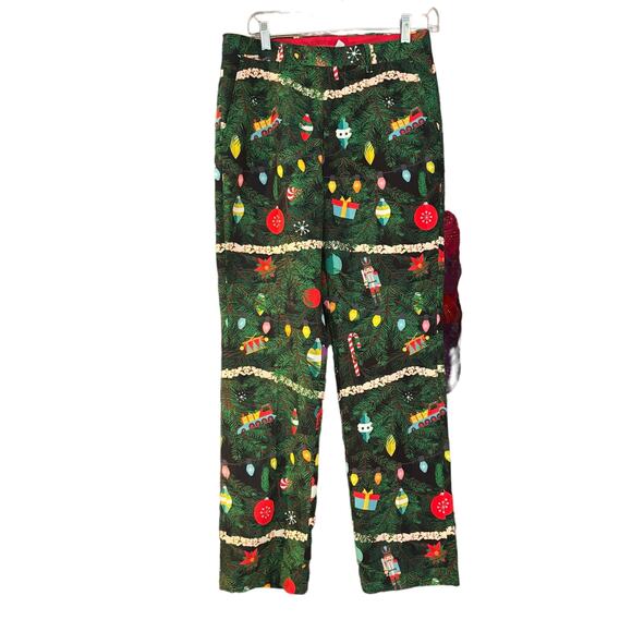 Shinestry The Christmas Tree Camo Men's 30/32 Novelty Christmas Pants Ugly NWOT - Picture 1 of 11
